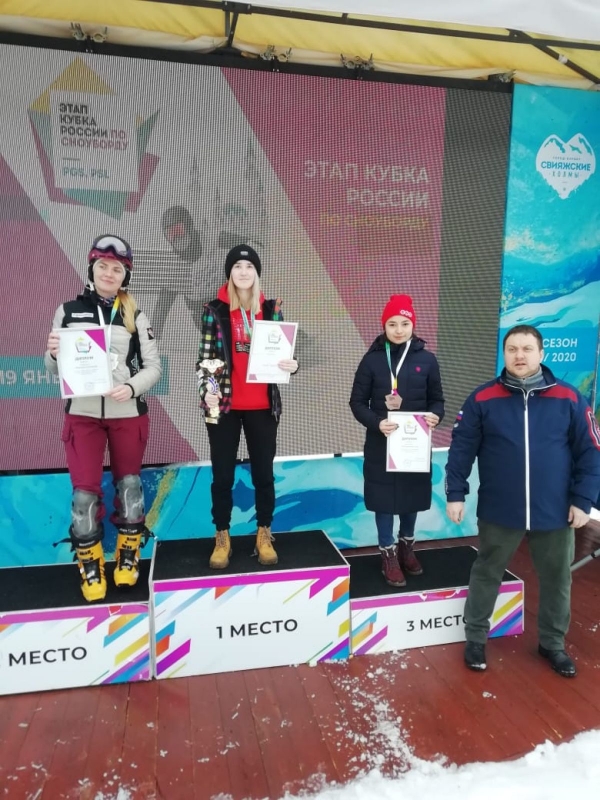 Дарья Фадеева выиграла параллельный слалом на VI этапе Кубка России в Казани