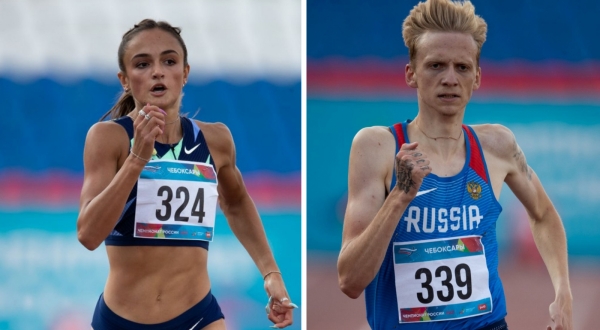 Полина Миллер и Савелий Савлуков - победители в беге на 400 м на Кубке России